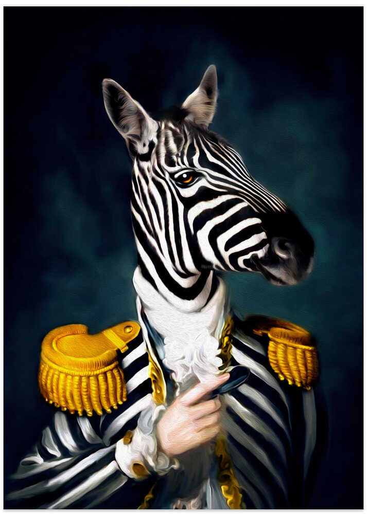 Mr stripe - Art Print by Tein Lucasson