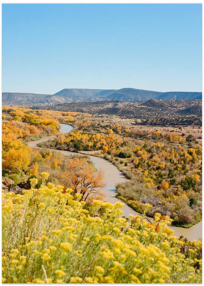 Abiquiu In Autumn IX on Film - Art Print by Bethany Young
