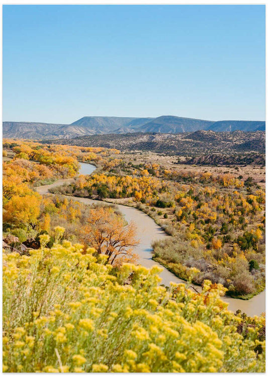 Abiquiu In Autumn IX on Film - Art Print by Bethany Young