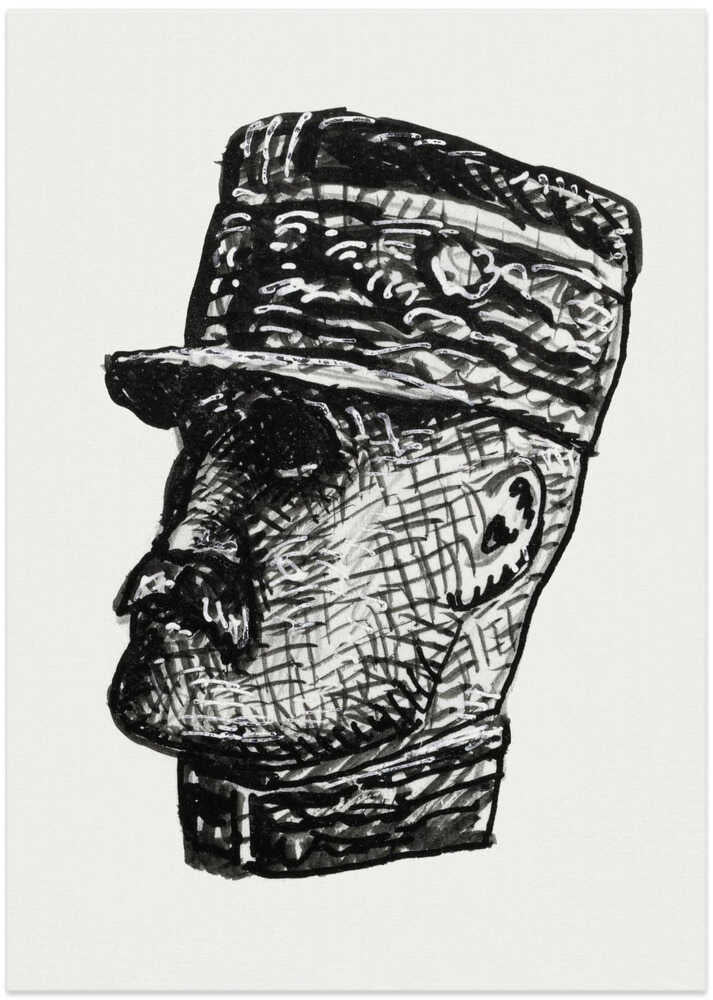 Portrait of Ferdinand Foch (ca. 1891–1941) - Art Print by Leo Gestel