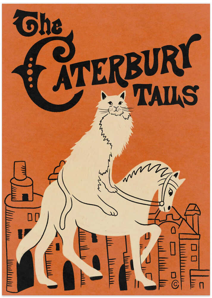 The Caterbury Tails - Art Print by Carrie Cantwell