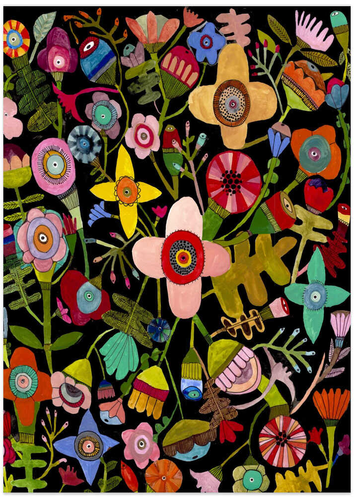 Floral Jungle - Art Print by Sharon Nullmeyer