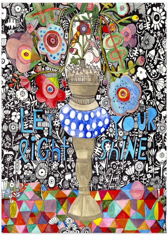 Let Your Light Shine - Art Print by Sharon Nullmeyer