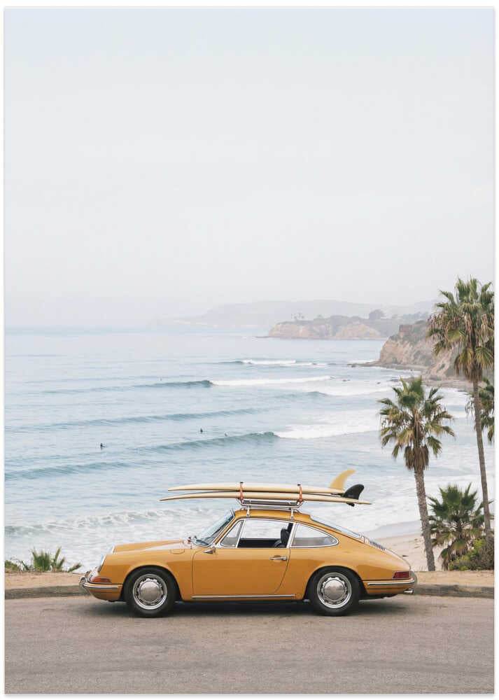 Porsche Coast - Art Print by Kathrin Pienaar