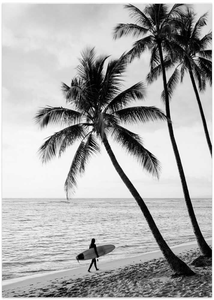 Surfer Walk - Art Print by Kathrin Pienaar