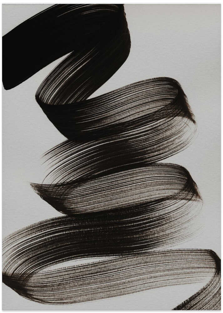 Elegant Abstract Lines - Art Print by Mareike Böhmer