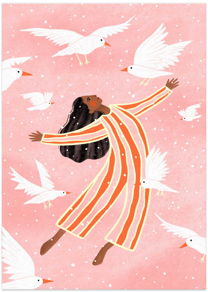 Joyful Liberation - Art Print by Bea Müller