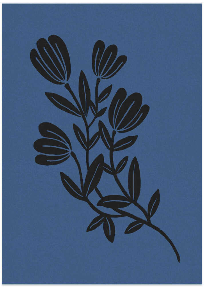 Minimalist Floral Branch - Art Print by Krisztina Jung