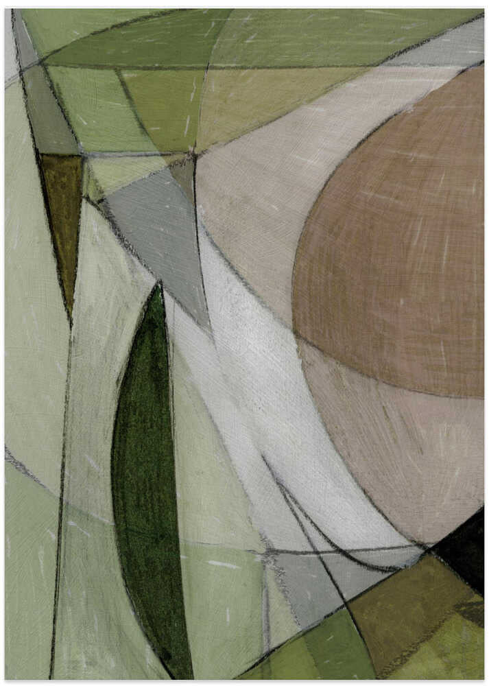 Abstract Earth Tones - Art Print by Dan Hobday