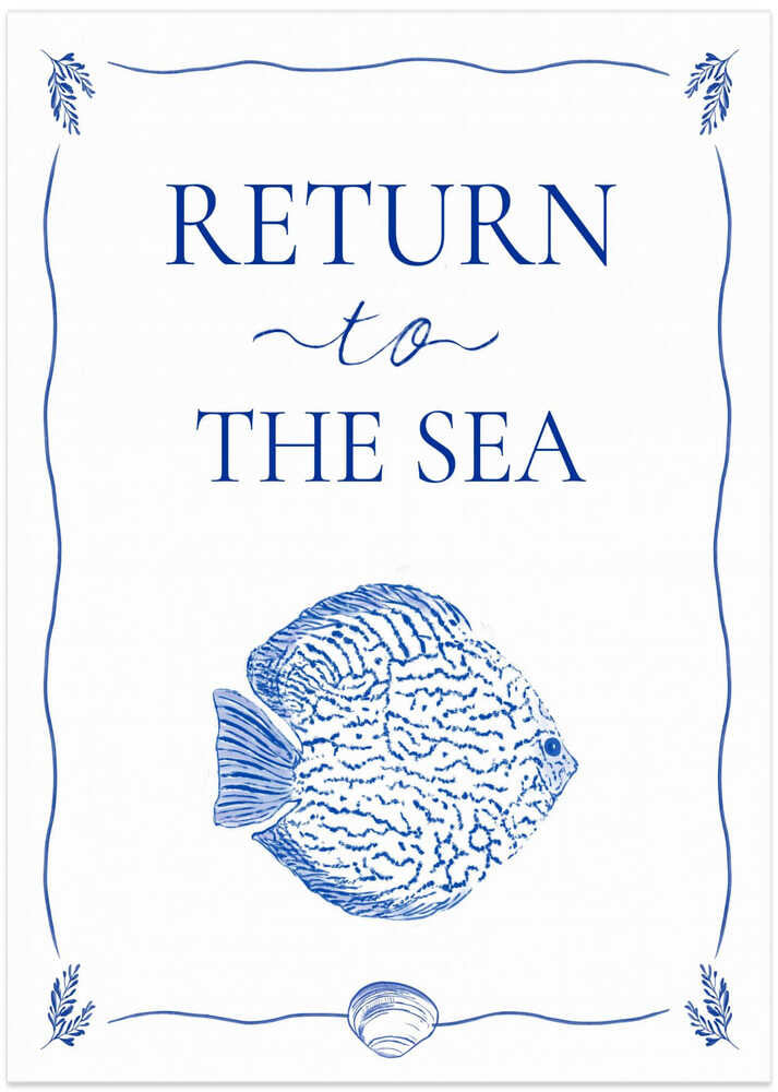 Return To The Sea - Art Print by Donaugh Austin