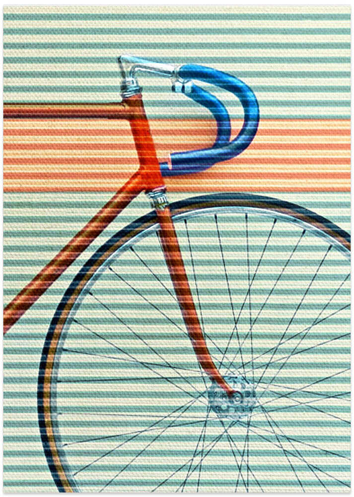 Retro Bike Stripes - Art Print by Fernando Vieira