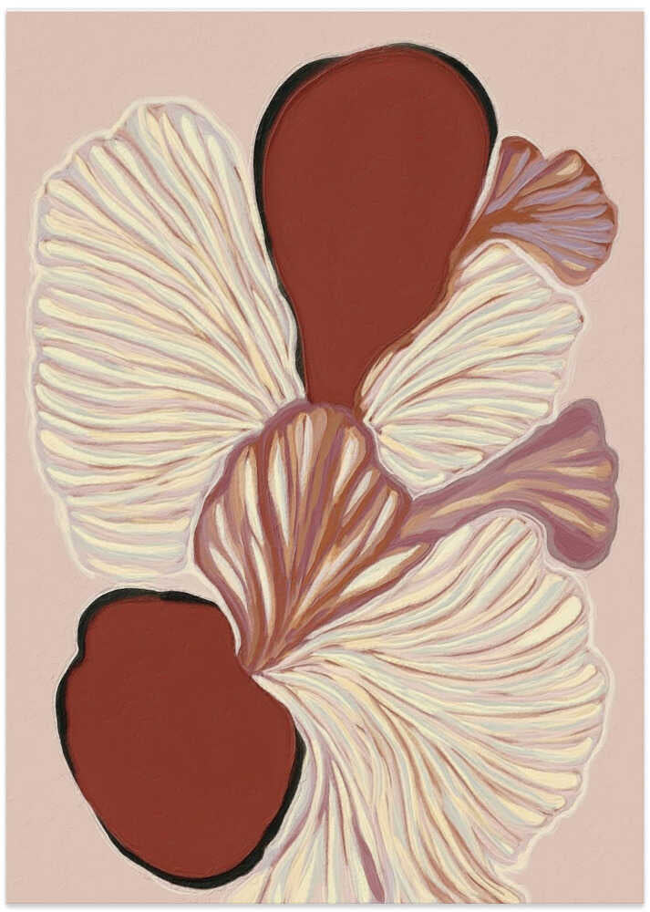 Soft Organic Shapes - Art Print by Alma