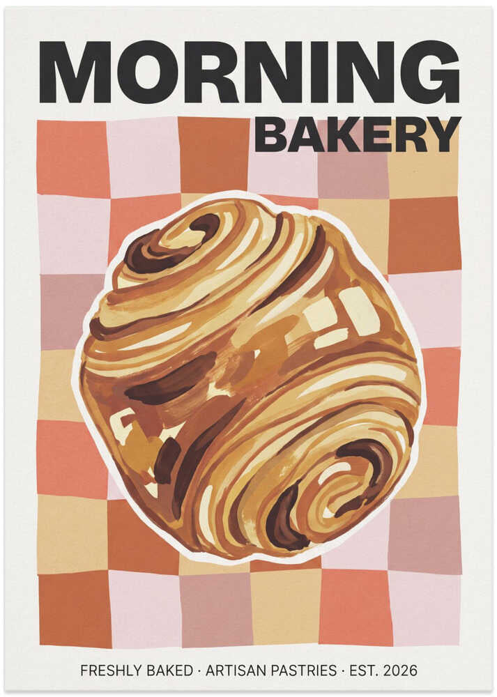Morning Bakery Pastry - Art Print by Andreas Magnusson