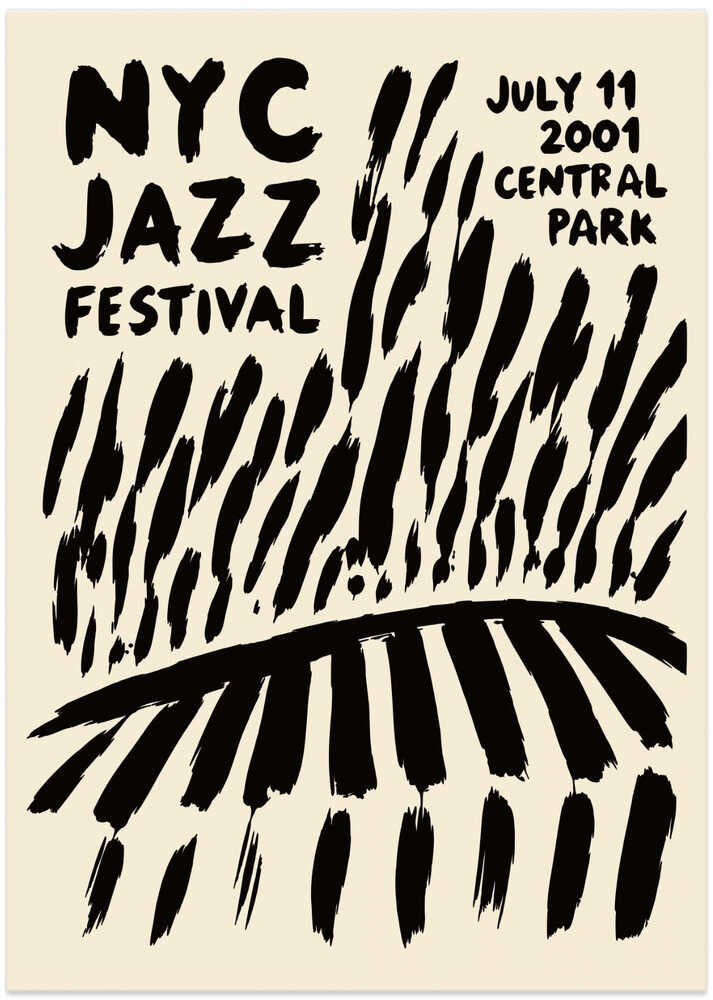 Abstract Jazz Festival - Art Print by Patryk Krygowski