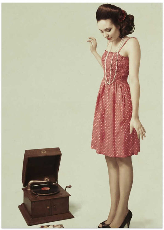 Pin Up Girl III - Photo Art Print by Bart Peeters