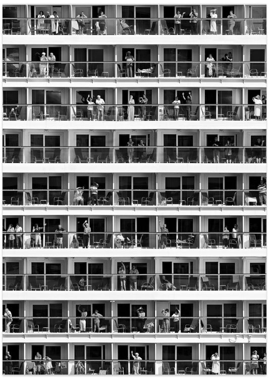 Mass Tourism - Art Print by Franz Baumann