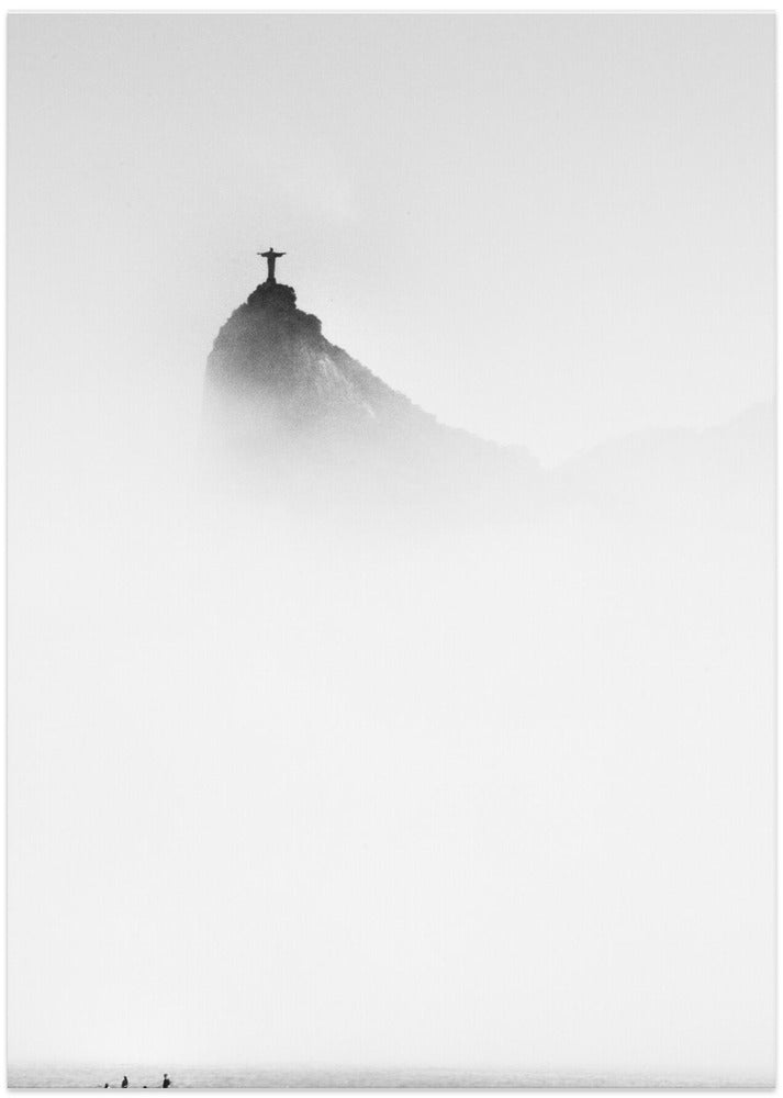 Cristo in the mist - Art Print by Trevor Cole
