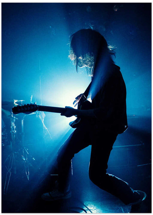 Blue ray - Photo Art Print by Kenji Nakamatsu