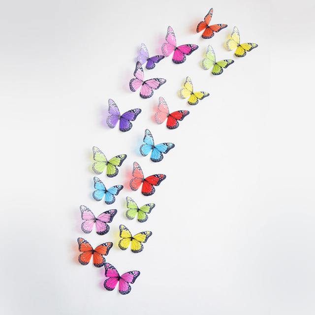 3D BUTTERFLY STICKERS: Decorative Wall Art - Pimlico Prints