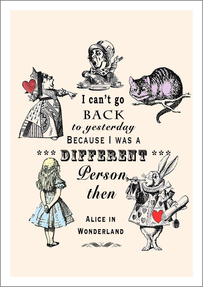 different-person-print-vintage-alice-in-wonderland-quote-art-pimlico-prints for Free Printable Alice In Wonderland Quotes DIFFERENT PERSON PRINT: Vintage Alice in Wonderland Quote Art – Pimlico Prints for Free Printable Alice In Wonderland Quotes
