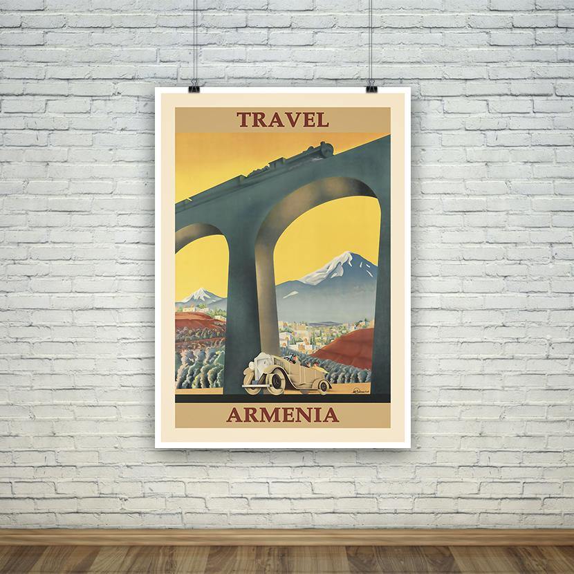 ARMENIA POSTER: Vintage Eastern Europe Advert Print - Pimlico Prints