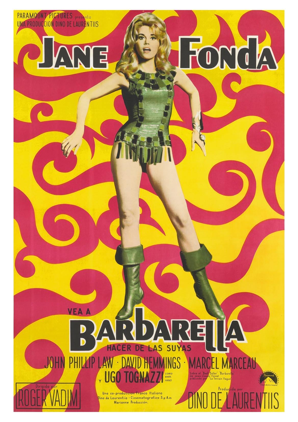 BARBARELLA POSTER: Cinema Movie Art Print - Pimlico Prints