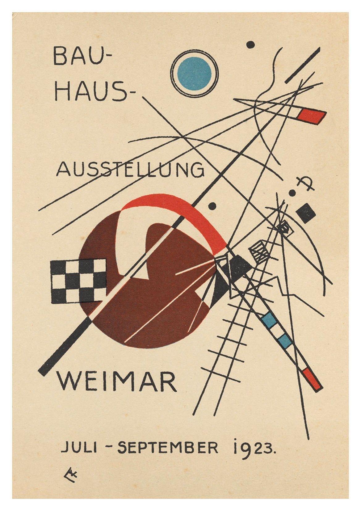 BAUHAUS EXHIBITION POSTER: Reproduction Gallery Poster - Pimlico Prints