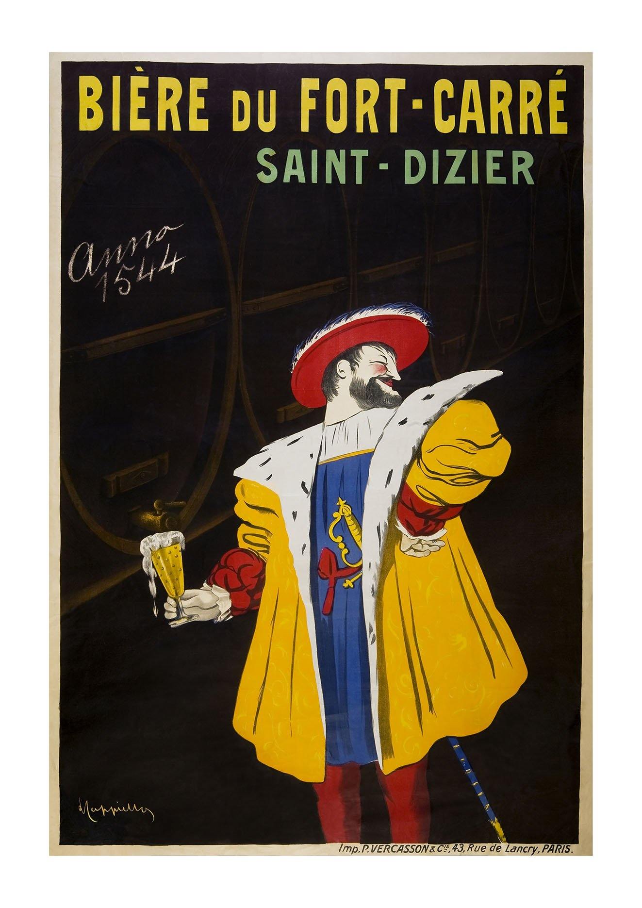 BIERE DU FORT POSTER: Vintage Advertising Art Print - Pimlico Prints