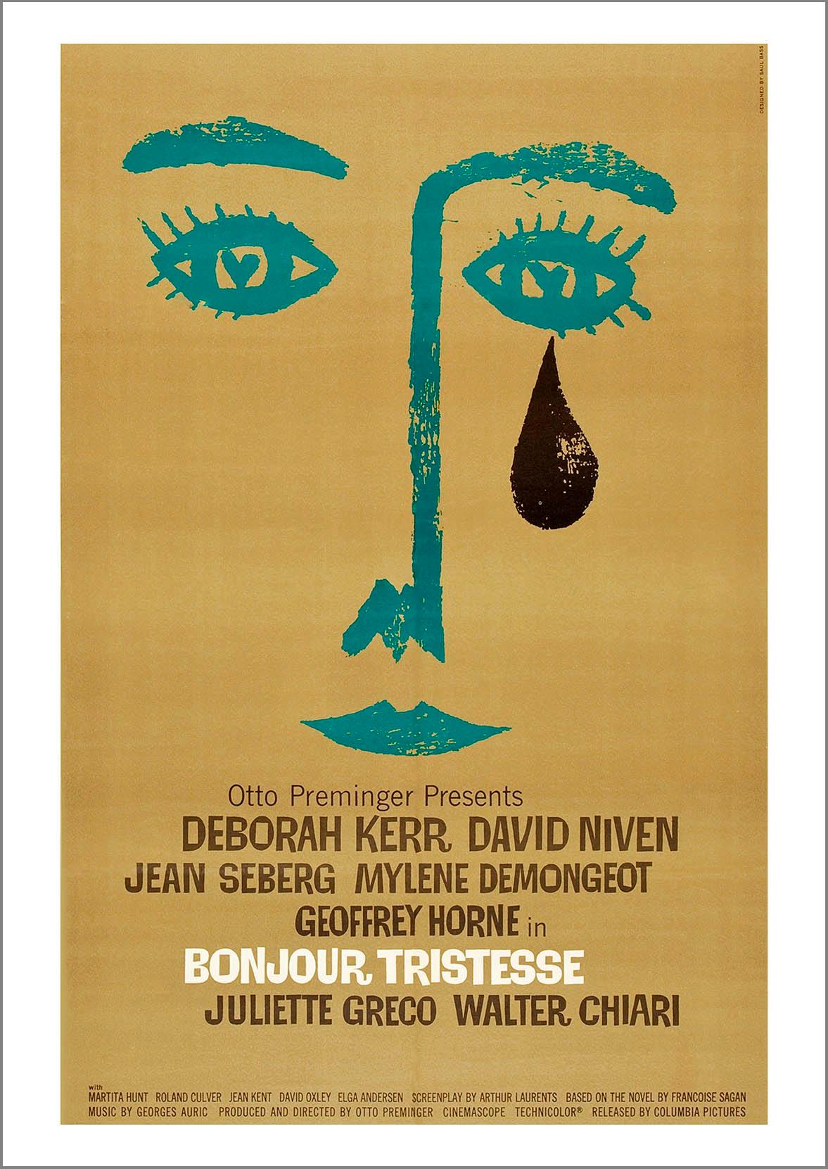BONJOUR TRISTESSE: Movie Poster Reprint - Pimlico Prints