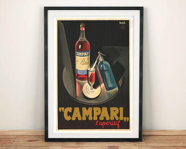 CAMPARI POSTER: L'Aperitif Drink Print - Pimlico Prints