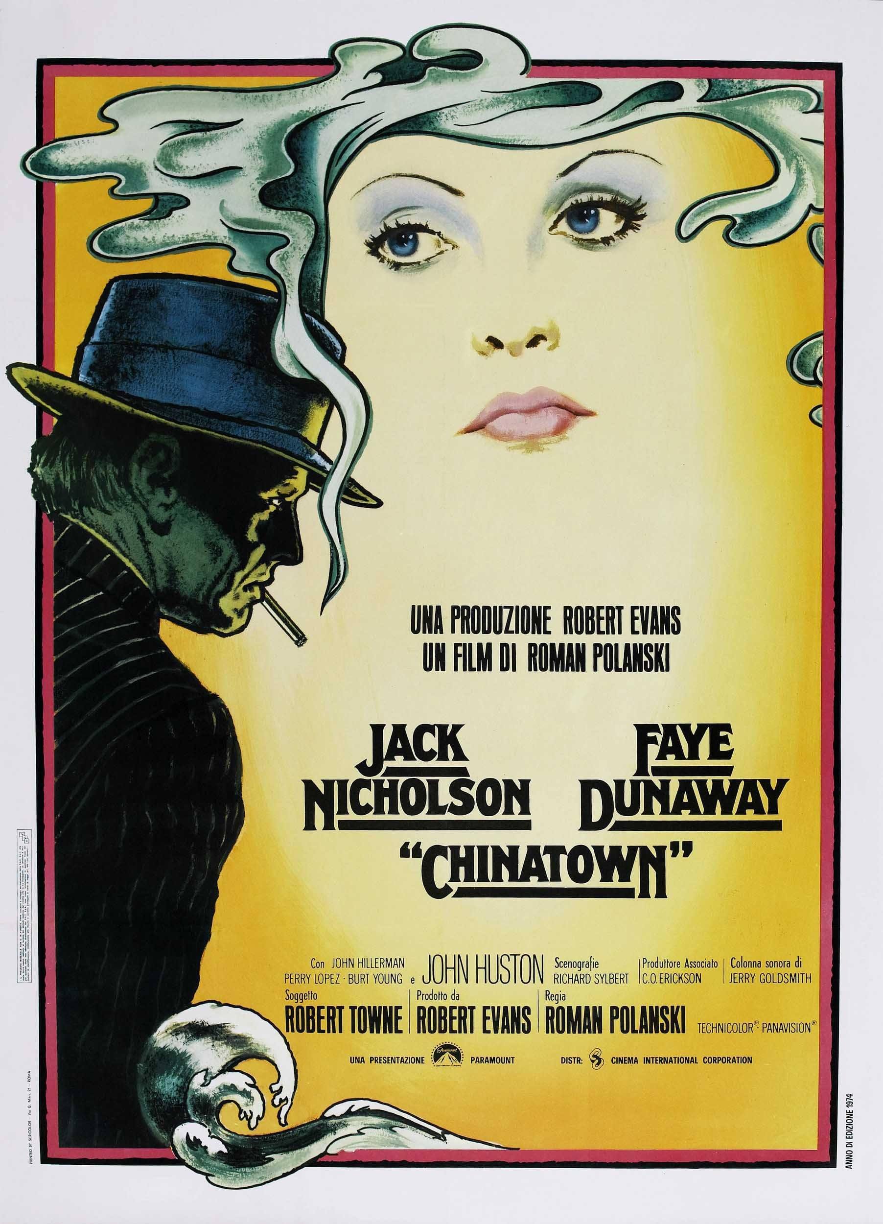 CHINATOWN FILM POSTER: Classic Hollywood Movie Art Reprint - Pimlico Prints