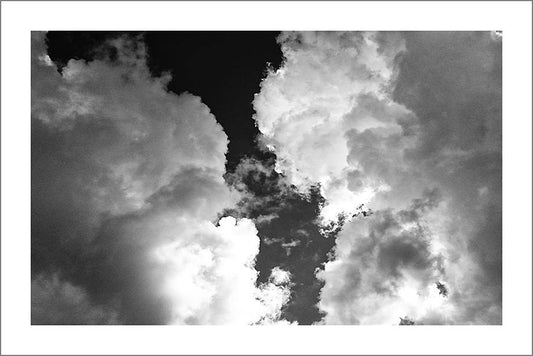 ABSTRACT CLOUDS PRINT: Dramatic Sky Art Poster - Pimlico Prints