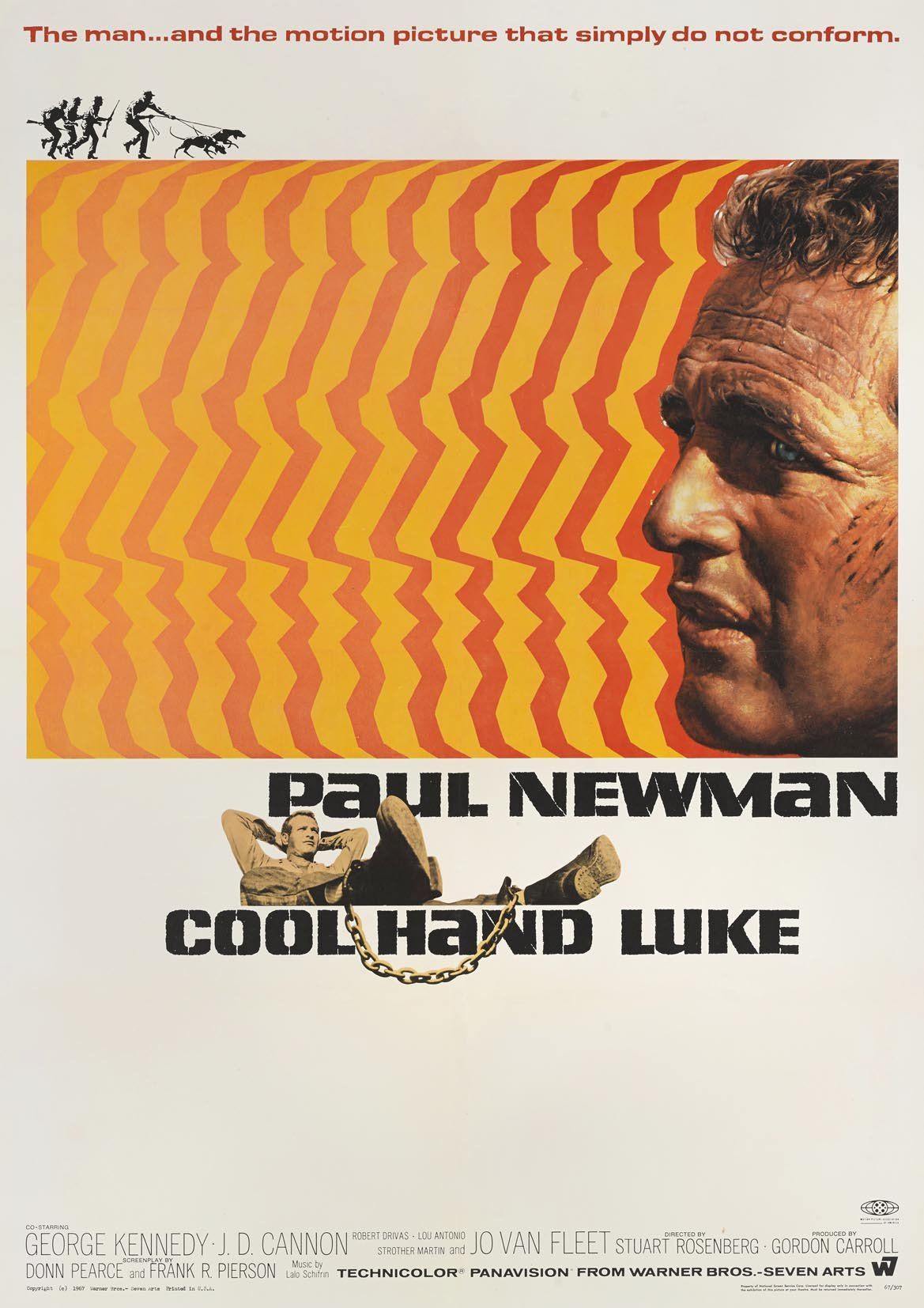 COOL HAND LUKE: Hollywood Movie Poster Art Reprint - Pimlico Prints