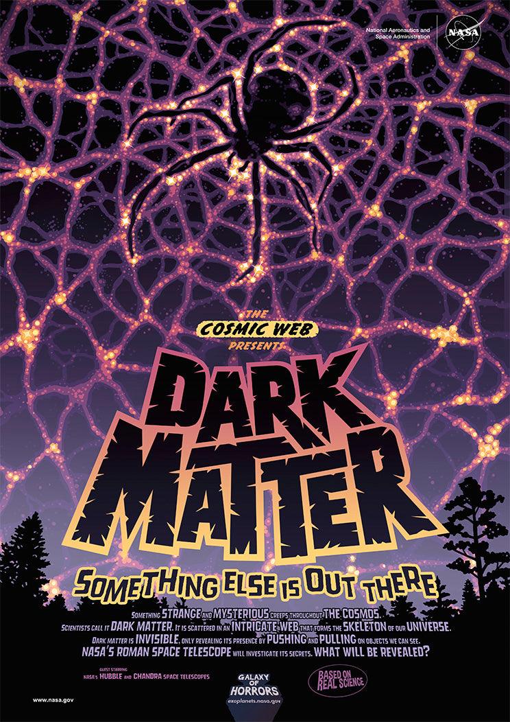 NASA POSTER: Dark Matter, Galaxy of Horrors Print - Pimlico Prints