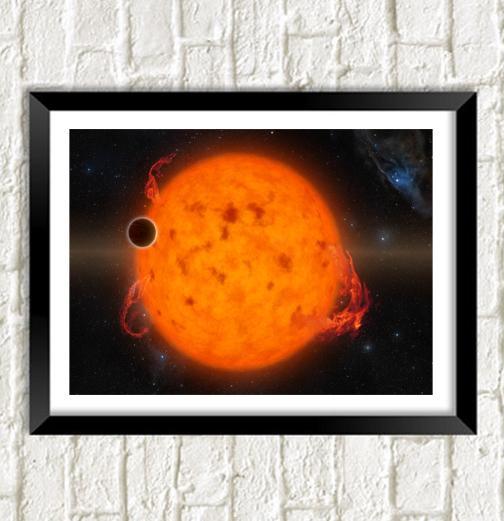NASA SPACE POSTER: Exoplanet Orbiting Young Star - Pimlico Prints