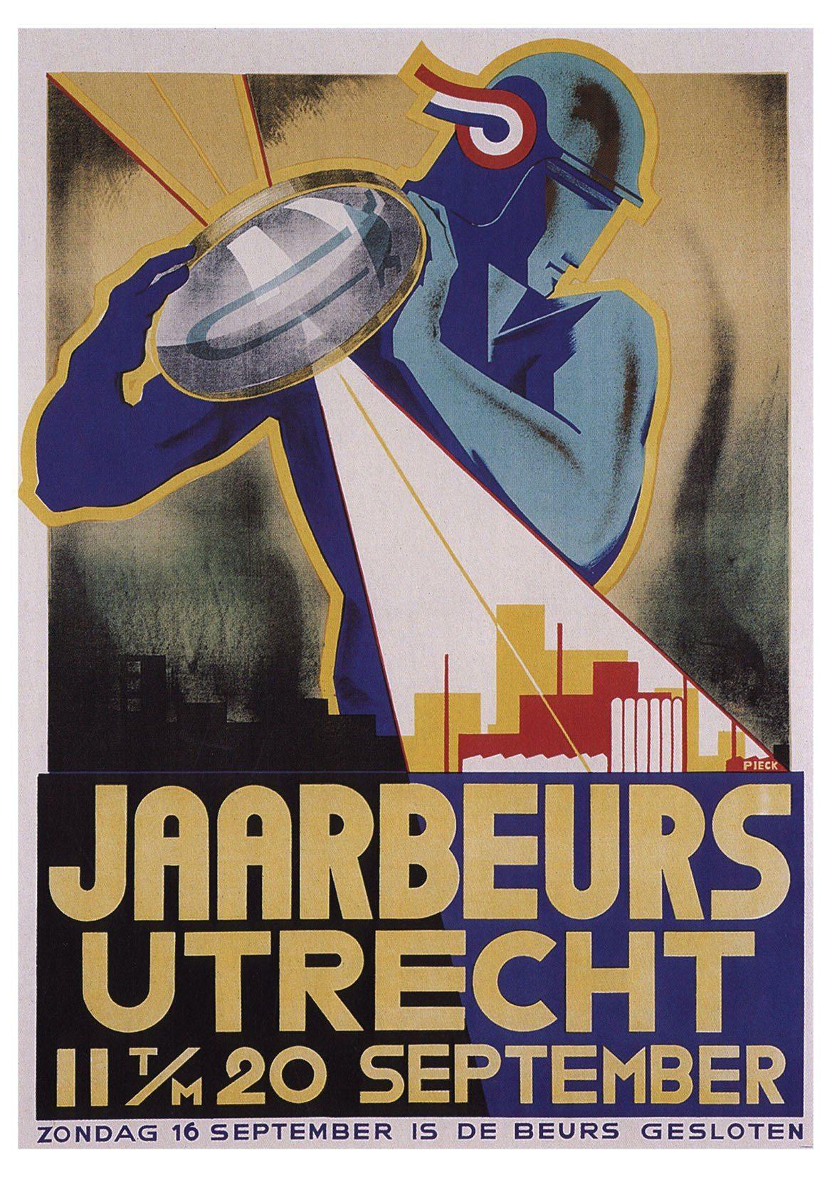 JAARBEURS UTRECHT POSTER: Vintage Dutch Advert Print - Pimlico Prints