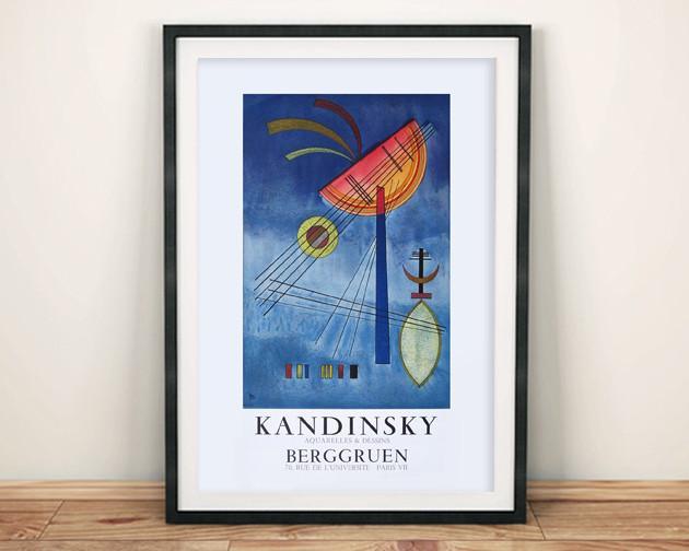 KANDINSKY EXHIBITION POSTER: Reproduction Gallery Poster - Pimlico Prints