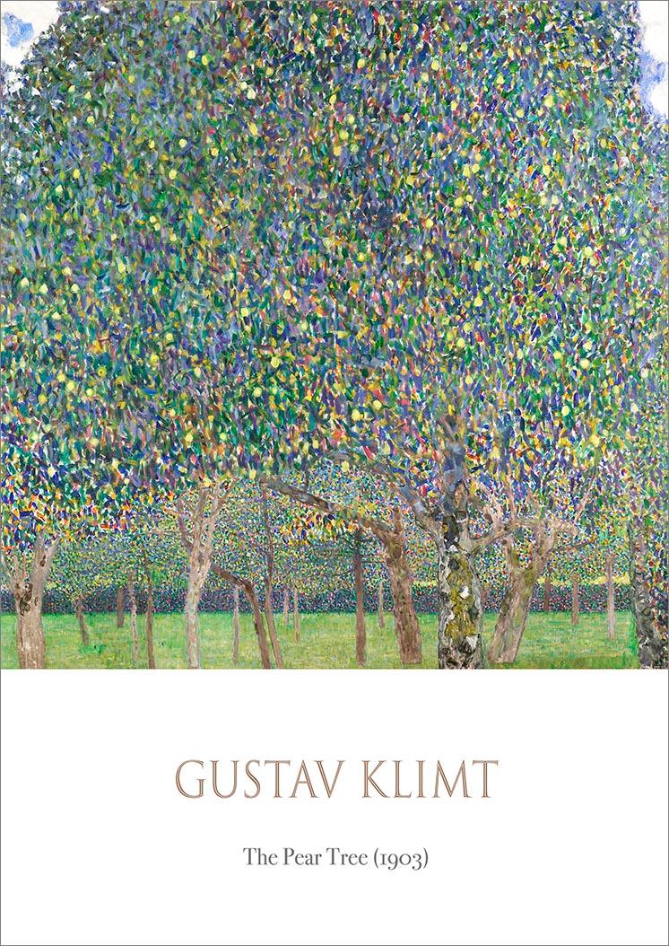 GUSTAV KLIMT: The Pear Tree, Fine Art Poster - Pimlico Prints
