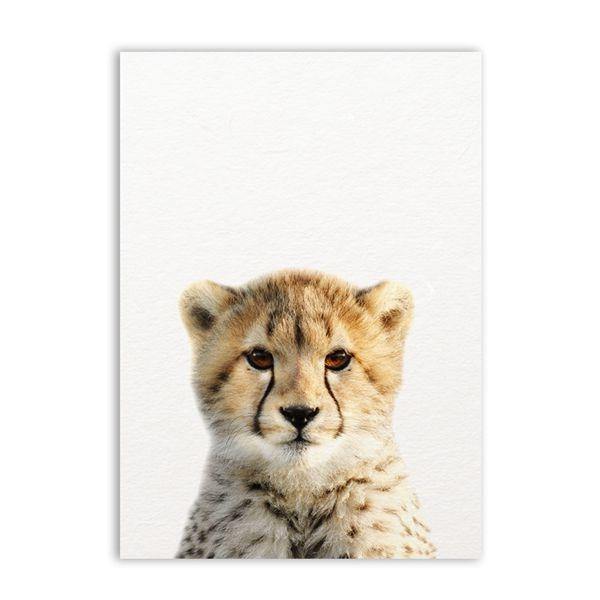 BABY ANIMAL ART: Cute Lion, Elephant, Giraffe Canvas Prints - Pimlico Prints