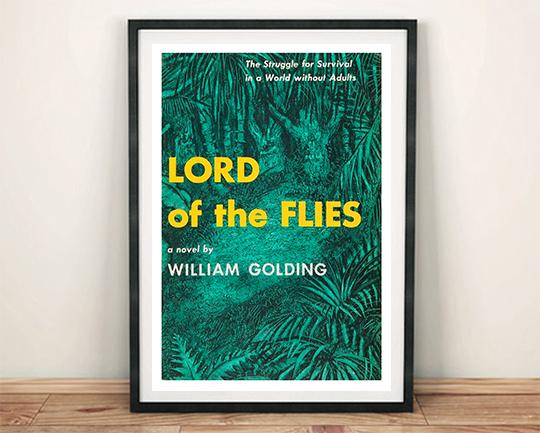 LORD OF THE FLIES POSTER: Vintage Book Cover Art Print - The Print Arcade