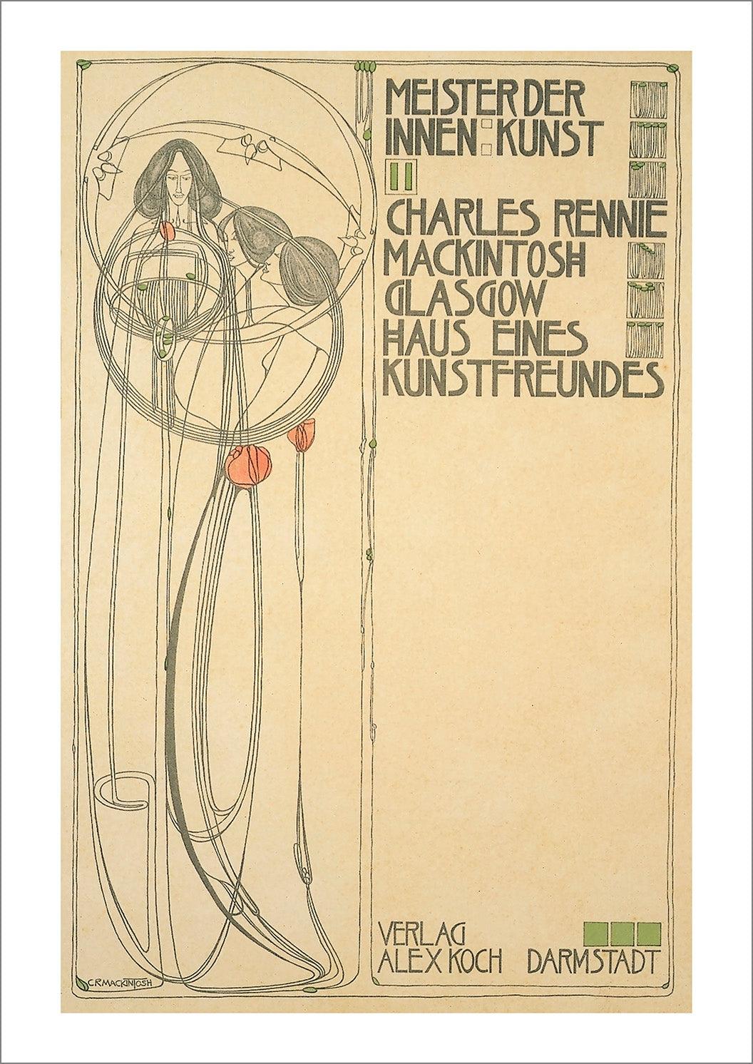 CHARLES RENNIE MACKINTOSH PRINT: German Portfolio Artwork - Pimlico Prints