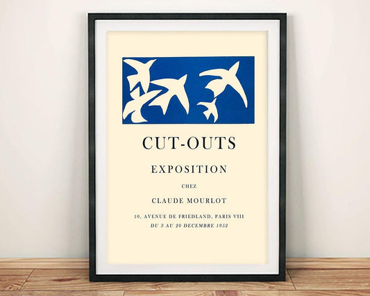 CUT OUTS POSTER: Henri Matisse Style Exhibition Print - Pimlico Prints