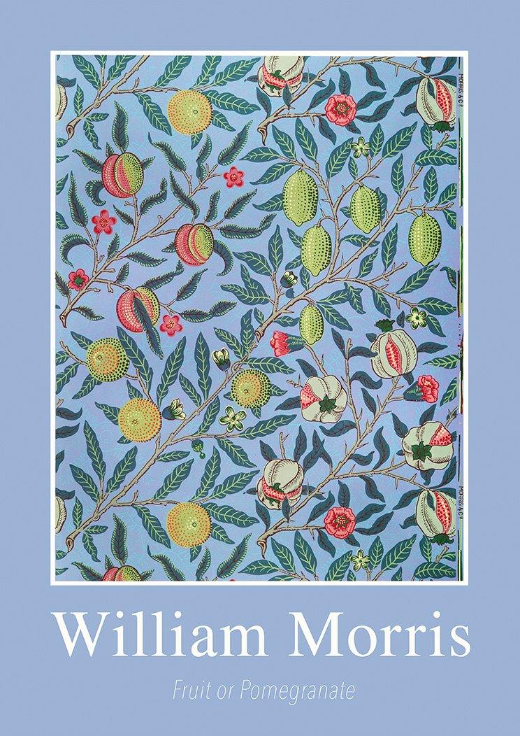 WILLIAM MORRIS ART PRINT: Fruit or Pomegranate Design Artwork - Pimlico Prints