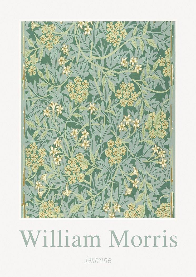 WILLIAM MORRIS ART PRINT: Jasmine Design Artwork - Pimlico Prints