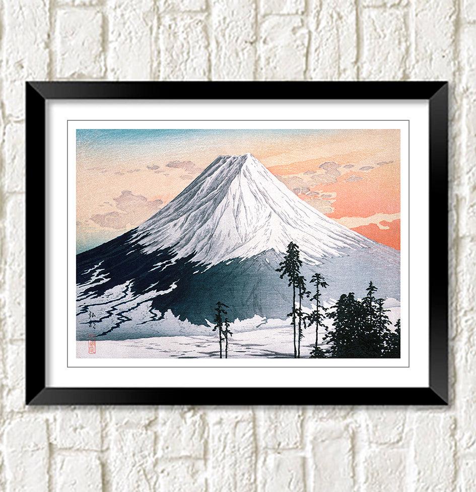 KATSUYAMA NEIGHBORHOOD PRINT: Japanese Mountain Landscape, by Hiroaki Takahashi - Pimlico Prints