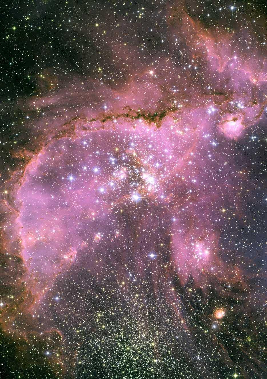 GALAXY PHOTO: NGC 346 Hubble Art Print - Pimlico Prints