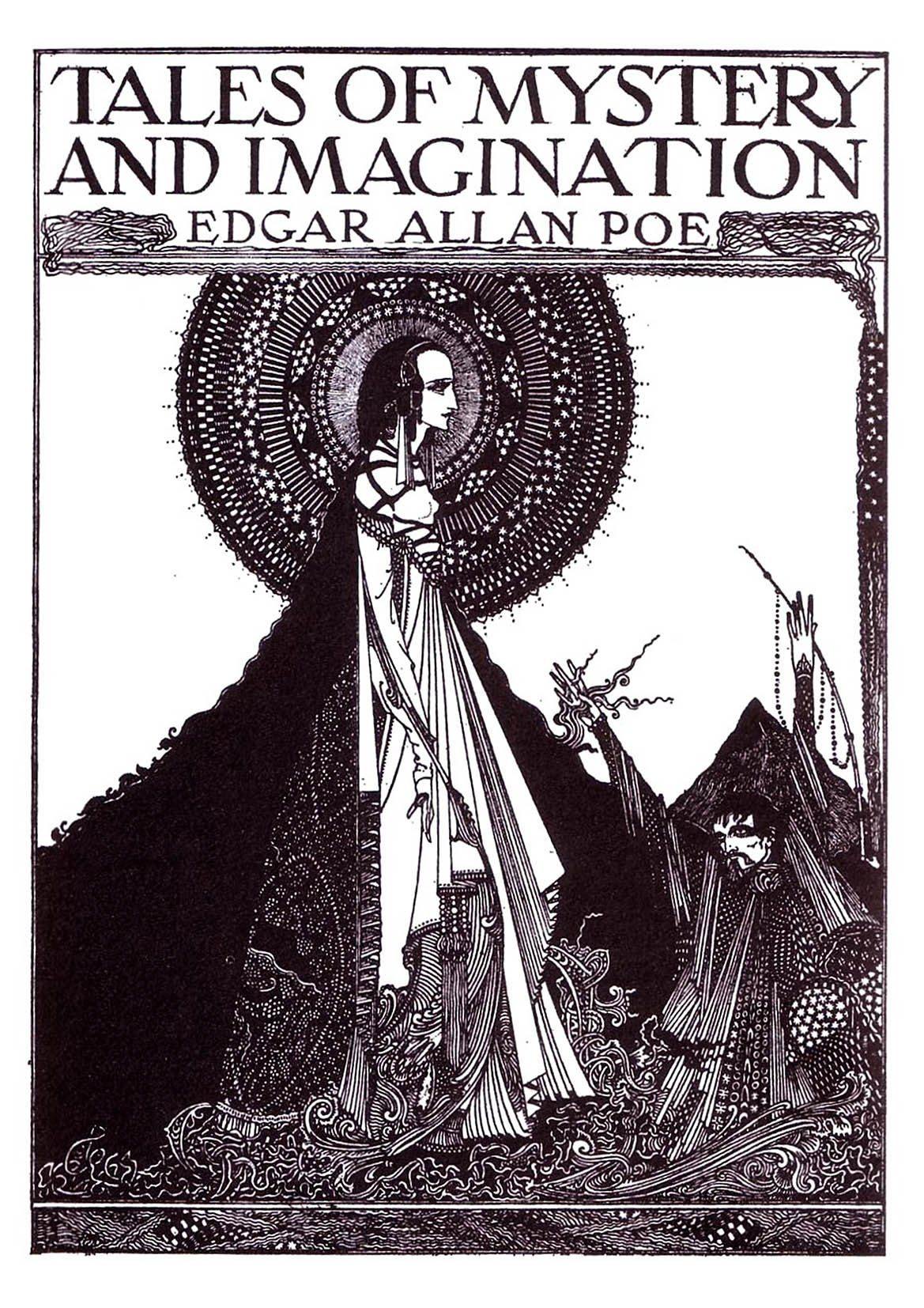 EDGAR ALLAN POE PRINT: Vintage Book Cover Art Poster - Pimlico Prints