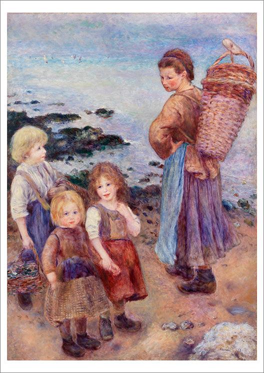 PIERRE-AUGUSTE RENOIR: Mussel-Fishers at Berneval, 1879, Fine Art Print - Pimlico Prints