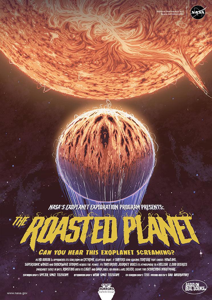 NASA POSTER: Roasted Planet, Galaxy of Horrors Print - Pimlico Prints