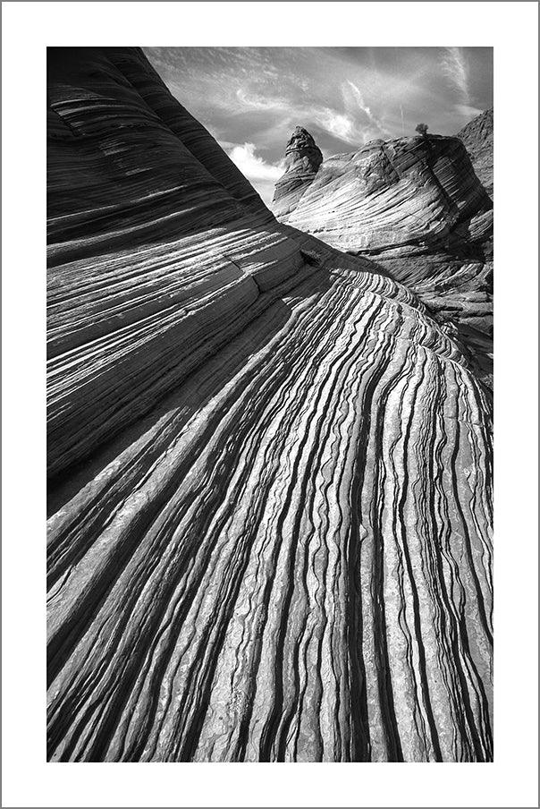 ROCK FORMATION 1: Black and White Photography Print - Pimlico Prints